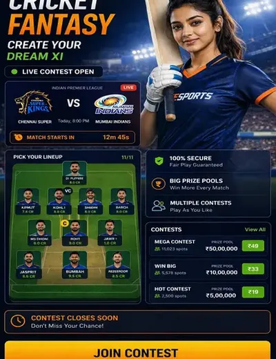 KhelX (khelx) fantasy cricket & matchday visual 3